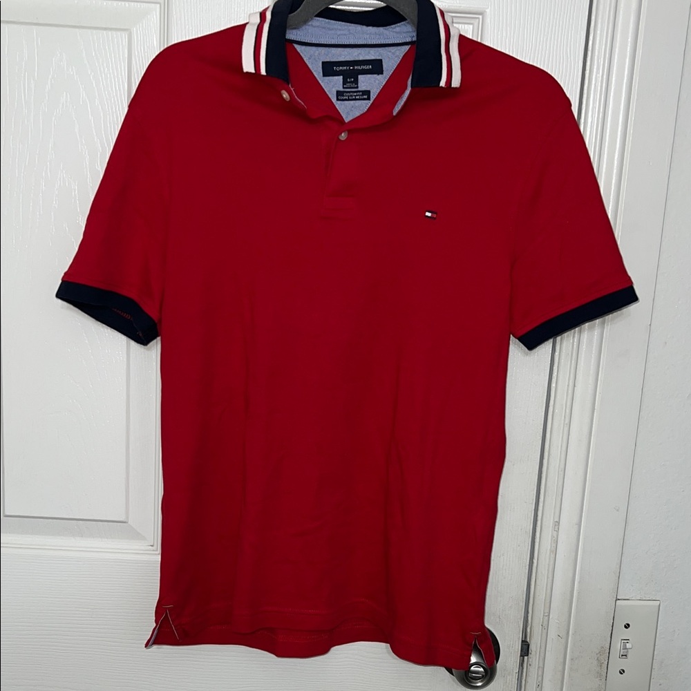 Tommy Hilfiger Classic Red Polo Shirt